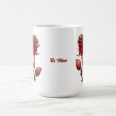 Rote Rose Kaffeetasse (Mittel)