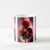 Rote Rose Kaffeetasse (Mittel)