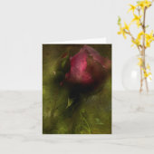 Rote Rose Karte (Gelbe Blume)