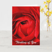 ROTE ROSE KARTE (Gelbe Blume)