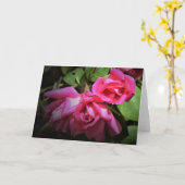 Rote Rose, Karte (Gelbe Blume)