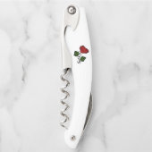 Rote Rose Kellnermesser (Vorderseite)