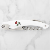 Rote Rose Kellnermesser (Vorderseite)