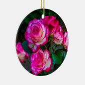 Rote Rose Keramik Ornament (Rechts)