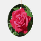 Rote Rose Keramik Ornament (Rechts)