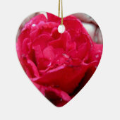 Rote Rose Keramik Ornament (Rechts)