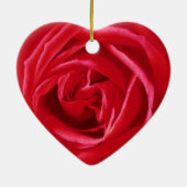 Rote Rose Keramikornament (Hinten)