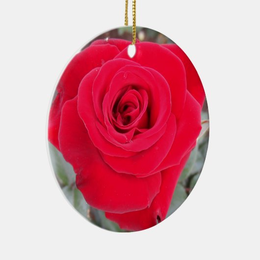 Rote Rose Keramikornament (Rechts)
