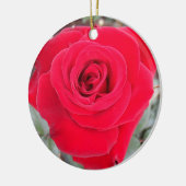 Rote Rose Keramikornament (Links)