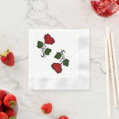 Rote Rose Kiss kash002 Serviette (Beispiel)