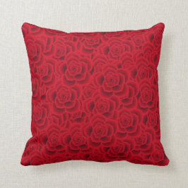Rote Rose Kissen