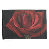 Rote Rose Kissenbezug (Vorderseite-Rechts)