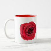 Rote Rose Klassische Tasse (Links)