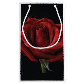 Rote Rose Kleine Geschenktüte (Rückseite)