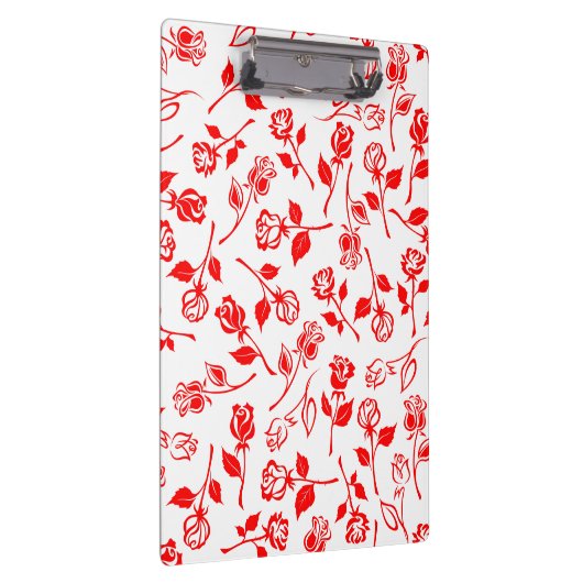 Rote Rose Klemmbrett (Rechts)