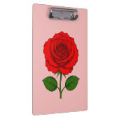 Rote Rose Klemmbrett (Rechts)