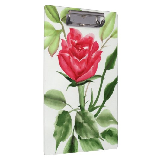 Rote Rose Klemmbrett (Rechts)
