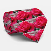 Rote Rose Krawatte (Gerollt)