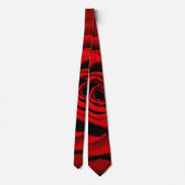 Rote Rose Krawatte (Rückseite)