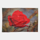 Rote Rose Küchentuch (Horizontal)
