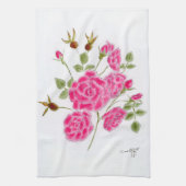 Rote Rose Küchentuch (Vertikal)