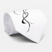 Rote Rose Lady Tribal Tattoo Design Krawatte (Gerollt)