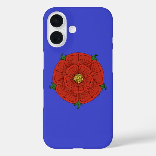 Rote Rose Lancaster Case-Mate iPhone Hülle (Rückseite)