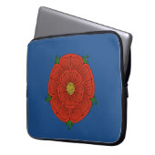 Rote Rose Lancaster Laptopschutzhülle (Vorderseite Links)