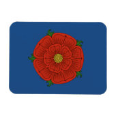Rote Rose Lancaster Magnet (Horizontal)