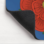 Rote Rose Lancaster Mousepad (Ecke)
