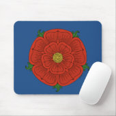 Rote Rose Lancaster Mousepad (Mit Mouse)