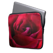 Rote Rose Laptop Sleeve Romantische Rose Tablet Ca (Vorderseite Links)