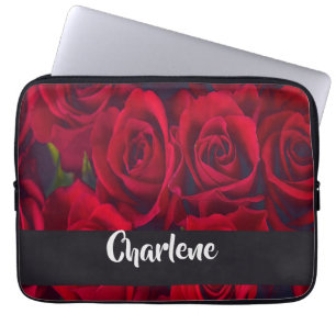 rote Rose Laptopschutzhülle