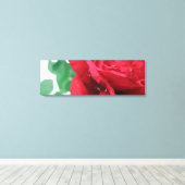 Rote Rose Leinwand (Insitu (Holzboden))
