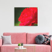 ROTE ROSE - LEINWAND (Insitu (Wohnzimmer))