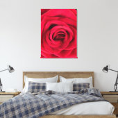 Rote Rose Leinwanddruck (Insitu (Schlafzimmer))