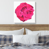 Rote Rose Leinwanddruck (Insitu (Schlafzimmer))