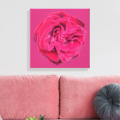 Rote Rose Leinwanddruck (Insitu (Wohnzimmer))