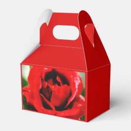 Rote Rose Liebe Gefälligkeitsbox Geschenkschachtel