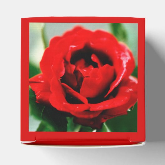 Rote Rose Liebe Geschenkschachtel (Oben)