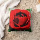Rote Rose Liebe Kissen (Decke)