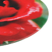 Rote Rose Liebe Schneidebrett (Ecke)
