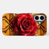 "Rote Rose Luxury" Case-Mate iPhone Hülle (Rückseite (Horizontal))