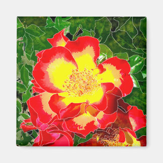 Rote Rose Magnet