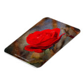 Rote Rose Magnet (Linke Seite)