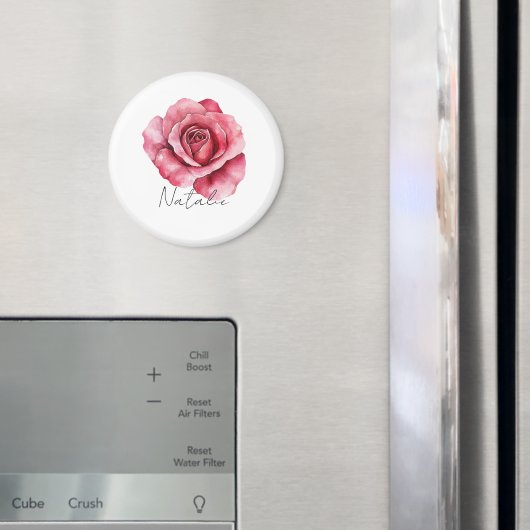 Rote Rose Magnet (In Situ (Kühlschrank))