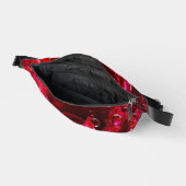 Rote Rose Makrofotografie Botanisch Bauchtasche (Offen)