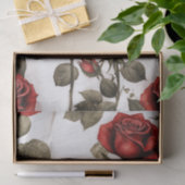 Rote Rose Marble floral Decoupage Paper Seidenpapier (Geschenk)