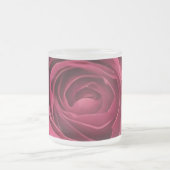 Rote Rose Mattglastasse (Mittel)