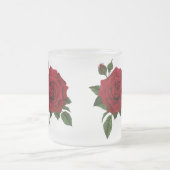 Rote Rose Mattglastasse (Mittel)